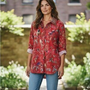 JADED GYPSY In The Meadow blouse Size S/M NWT